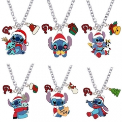 16 Styles Lilo & Stitch Cartoon DIY Anime Bracelet Necklace Set