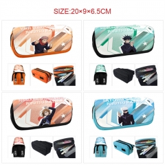 6 Styles Jujutsu Kaisen Cartoon Pattern Pencil Case Anime Pencil Bag