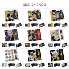 9 Styles Soul Eater PU Folding Purse Anime Short Wallet