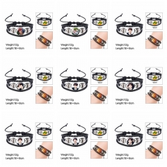 19 Styles K-POP BTS Bulletproof Boy Scouts Cartoon Anime Bracelet Wristband