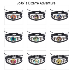 21 Styles JoJo's Bizarre Adventure Cartoon Anime Bracelet Wristband
