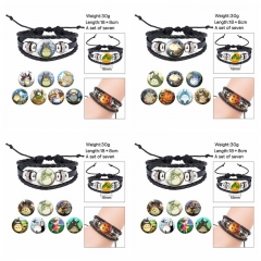 (Replaceable Pattern)3 Styles My Neighbor Totoro Cartoon Anime Bracelet Wristband