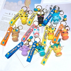 18 Styles Pokemon Pikachu Cartoon Anime Figure Keychain