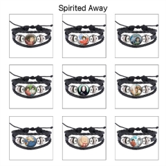 14 Styles Spirited Away Cartoon Anime Bracelet Wristband