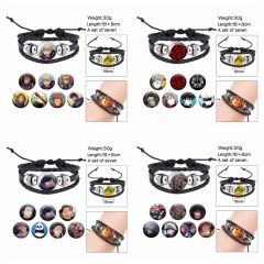 (Replaceable Pattern)4 Styles Jujutsu Kaisen Cartoon Anime Bracelet Wristband