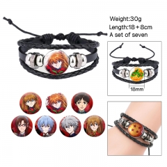 (Replaceable Pattern)2 Styles EVA/Neon Genesis Evangelion Cartoon Anime Bracelet Wristband