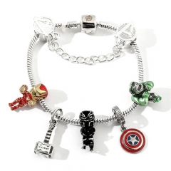 6 Styles Marvel's The Avengers Alloy Anime Bracelet