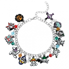 2 Styles One Piece Luffy Alloy Anime Bracelet