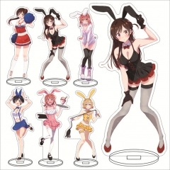 35 Styles Rented Girlfriend Cartoon Anime Acrylic Standing Plate