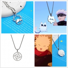 4 Styles Jujutsu Kaisen Cartoon Anime Necklace