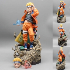 火影忍者 童年鸣人 双头雕 手办 高约30cm 重1051g 尺寸22*17*35cm 21个/箱