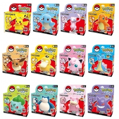 12 Styles Pokemon Splicing Gengar Pikachu Deformation Anime Figure