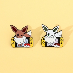 2 Styles Pokemon Cartoon Pendant Character Anime Badge Brooch
