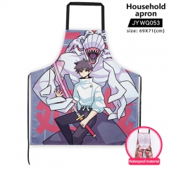 2 Styles Jujutsu Kaisen Cartoon Pattern For Kitchen Waterproof Material Anime Household Apron