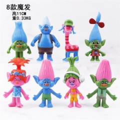 魔发精灵8款 Trolls 周边丑娃玩偶玩具蛋糕烘焙装饰手办模型公仔