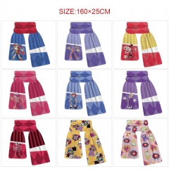 10 Styles The Amazing Digital Circus Cartoon Pattern Anime Scarf