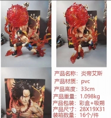 海贼王GK炎帝艾斯盒装手办高33cm 彩盒28*19*31CM 一箱16个