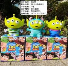 玩具总动员三眼仔变装毛怪储钱罐盒装手办高23cm一箱12个