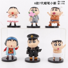 6款7代蜡笔小新 手办模型