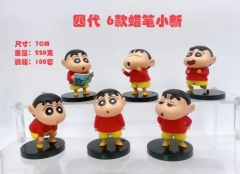 20套起批 6款一套 4代蜡笔小新袋装手办高7cm一箱100套