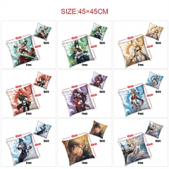 45x45双面印花抱枕 原神