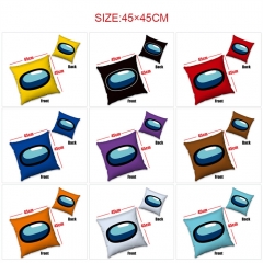 45x45双面印花抱枕among us