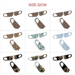 (5PCS/SET) 9 Styles Attack on Titan/Shingeki No Kyojin Cartoon Pattern Anime Eyepatch