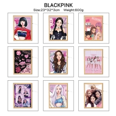 BLACKPINK 大号A4 精品动漫周边夜灯画灯光画魔镜
