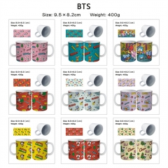 BTS 11 新货精品动漫周边陶瓷杯茶杯饮水杯