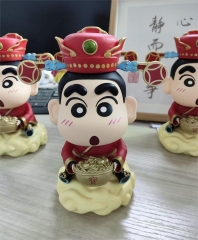 蜡笔小新财神小新盒装手办​彩盒袋装高18cm重量350g