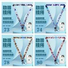 10 Styles Genshin Impact Cartoon Long Lanyard Anime Phone Strap
