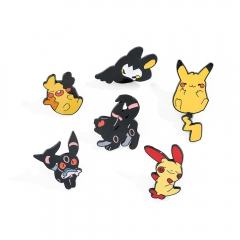 6 Styles Pokemon Anime Brooch