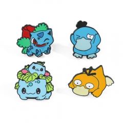 4 Styles Pokemon Anime Alloy Brooch