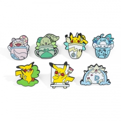 7 Styles Pokemon Detective Pikachu Anime Brooch