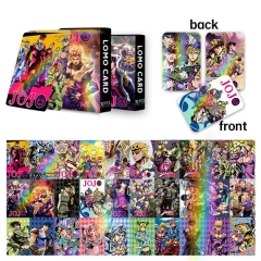 JOJO双面30张小卡 LOMO卡 动漫周边 盒装珍藏照片卡
