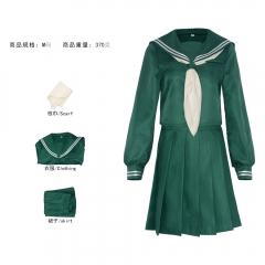 YuYu Hakusho Cartoon Cosplay  Anime JK Skirt Costume Set