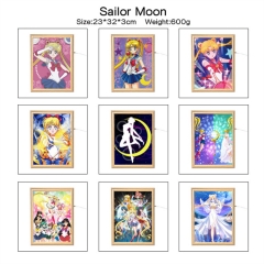 美少女战士 大号A4/小号8寸 精品动漫周边夜灯画灯光画魔镜