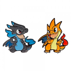 Pokemon Charizard Cartoon Character Alloy Pin Anime Brooch