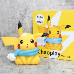 23CM Pokemon Pikachu Cartoon Character Anime PVC Figure