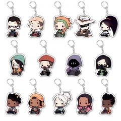 14 Styles VALORANT Anime Acrylic Keychain