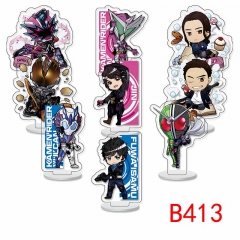 9PCS/SET Kamen Rider Ex-Aid Anime Acrylic Standing Plate