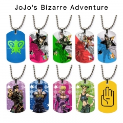JOJO的奇妙冒险 15 精品动漫双面全彩印花军牌项链