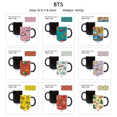 BTS 11 变色陶瓷杯茶杯饮水杯马克杯