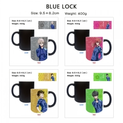 6 Styles Blue Lock Cartoon Pattern Ceramic Cup Anime Changing Color Ceramic Mug