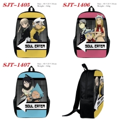 3 Styles Soul Eater Cosplay Cartoon Canvas Students Backpack Anime Bag