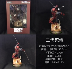 X战警Deadpool 二代死 奔跑死侍 小贱贱盒装手办