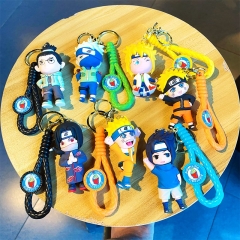 7 Styles Naruto Anime Figure Keychain