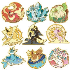 10 Styles Pokemon Anime Alloy Pin Brooch