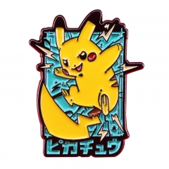 Pokemon Detective Pikachu Anime Alloy Pin Brooch