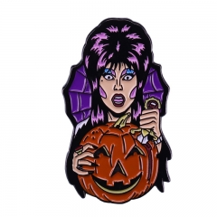 Elvira: Mistress of the Dark Anime Alloy Pin Brooch